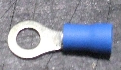 100 of ROT000941R Blue #10 Ring Crimp Connectors RVL2-5