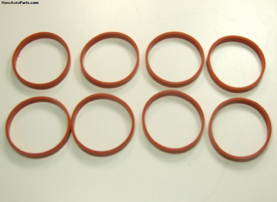 079198717 5 OEM VW Audi Set of 8 Intake Manifold Seals Touareg Audi