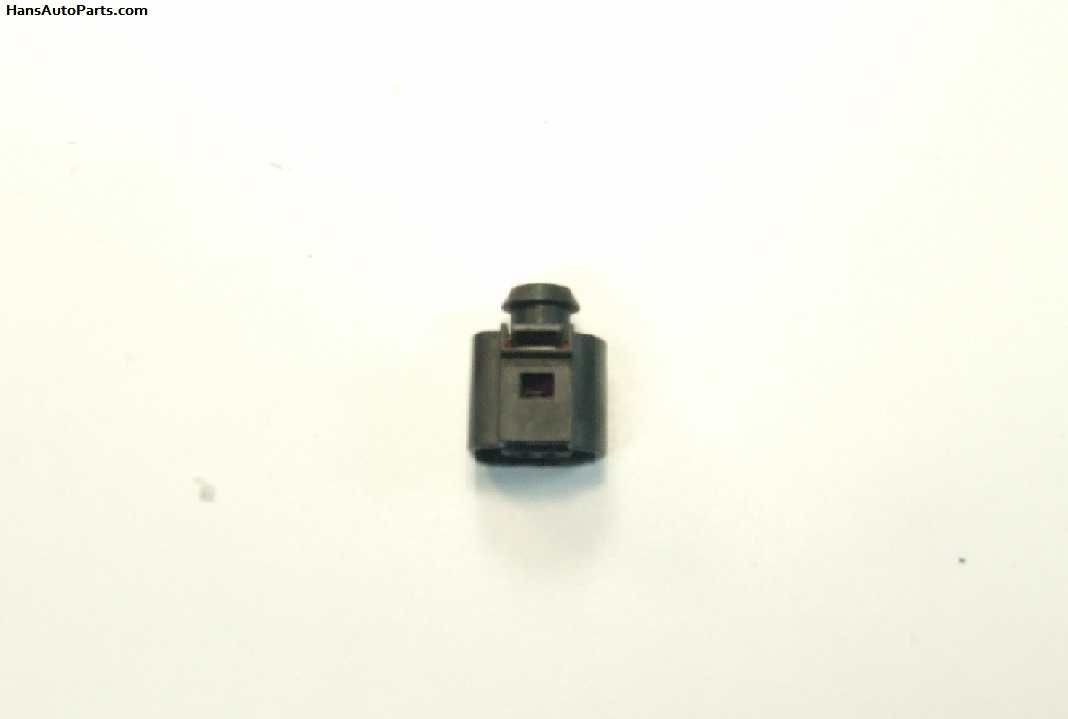 1J0973702 $7 OEM VW 2 Pin Female Black Connector Beetle Golf Jetta
