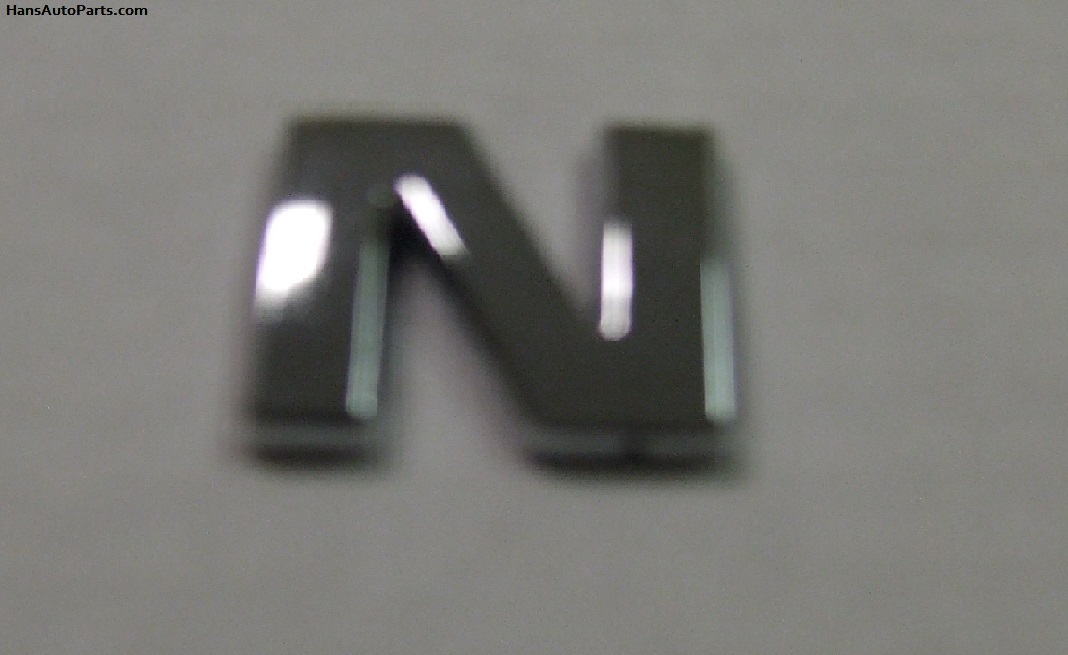 ROT853687N Chrome Letter -N-