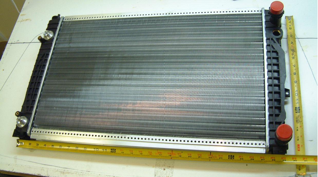 vw passat radiator